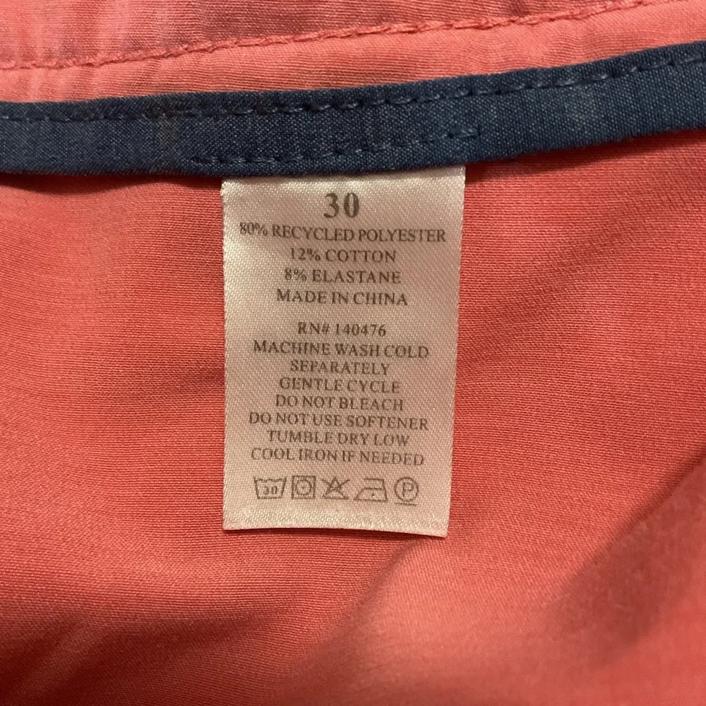 Faherty All Day Men’s Shorts Coral Pink Drawstring